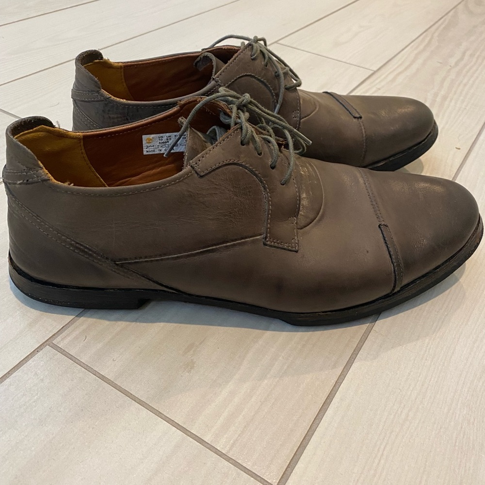 Mens Timberland Boot Company Wodehouse Cap-Toe Oxford in Grey